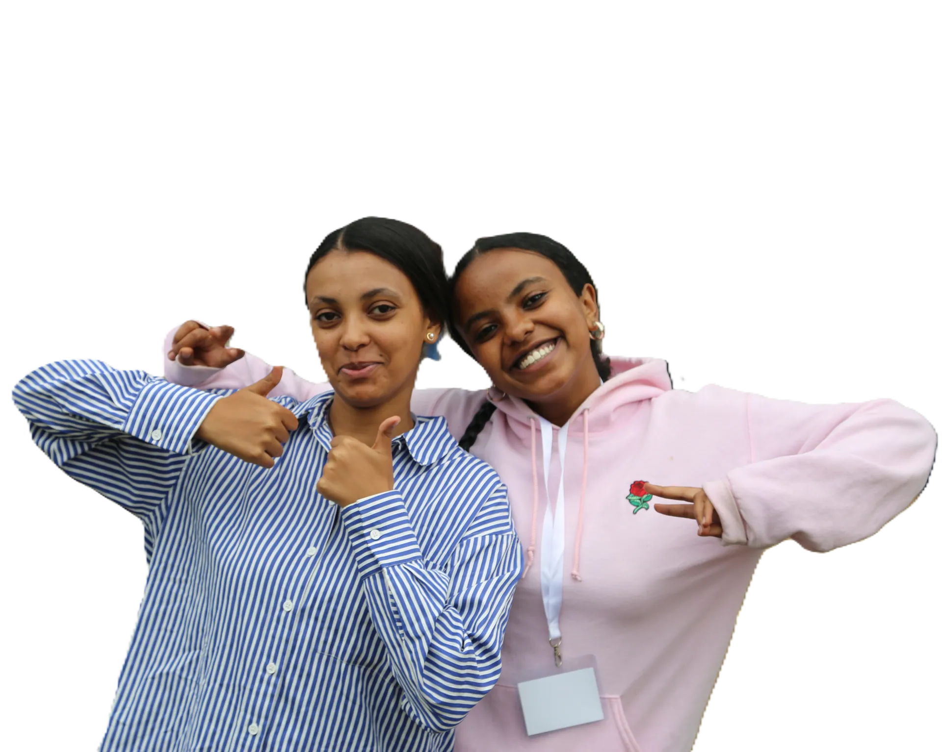 Two ESSS volunteers